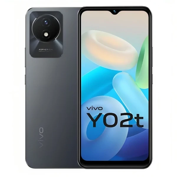 vivo Y02t (Cosmic Grey, 64 GB)  (4 GB RAM) - Cosmic Grey, 4GB-64GB