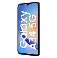 SAMSUNG Galaxy A34 5G (Awesome Graphite, 128 GB)  (8 GB RAM) - BLACK, 8+128