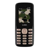 Lava A1 Josh 21-Dual Sim |Call Blink Notfication |auto Call recoding |Military Grade Certified with 4 Day Battery Backup, Black Gold - BLACK GOLD