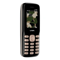 Lava A1 Josh 21-Dual Sim |Call Blink Notfication |auto Call recoding |Military Grade Certified with 4 Day Battery Backup, Black Gold - BLACK GOLD