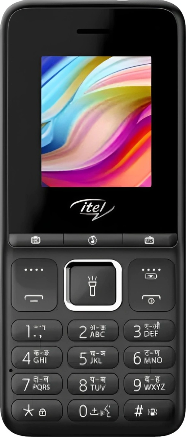  Itel it2175 (4.5cm Keypad Feature Phone - black