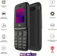 itel Muzik 110  (Black) - Black
