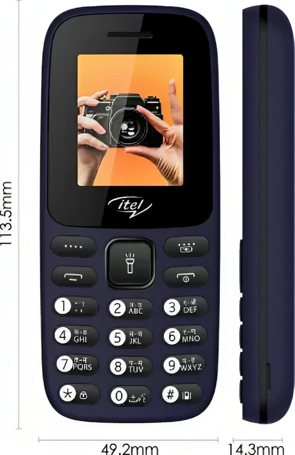 itel It2171 Keypad Mobile - Blue