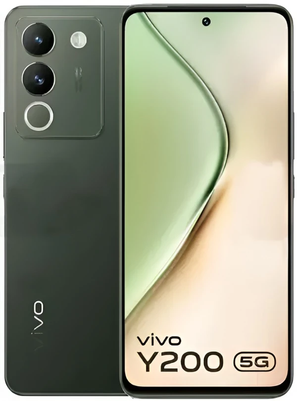 vivo Y200 5G (Desert Green, 128 GB)  (8 GB RAM) - Green, 8GB-128GB