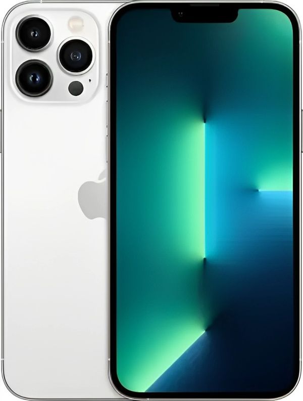 APPLE iPhone 13 Pro Max ( Silver 128-GB) - White, 128-GB