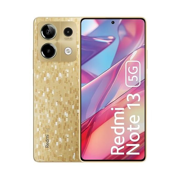 REDMI Note 13 5G (Prism Gold, 128 GB)  (6 GB RAM) - Gold, 6GB-128GB