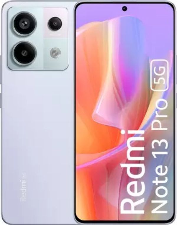 REDMI Note 13 Pro 5G (Arctic White, 256GB)  (12 GB RAM) - Purple, 12GB-256GB