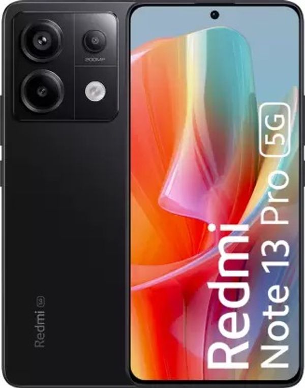 REDMI Note 13 Pro 5G (Midnight Black, 256 GB)  (8 GB RAM) - Black, 8GB-128GB