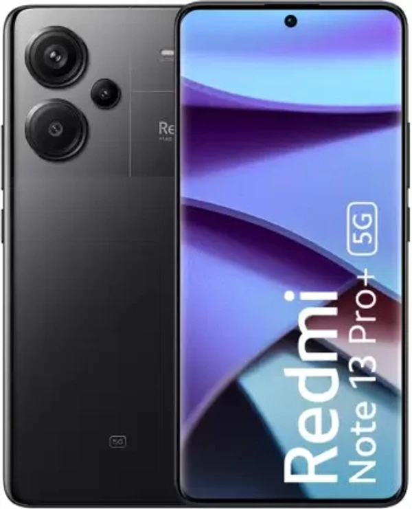 REDMI Note 13 Pro+ 5G (Fusion Black, 256 GB)  (8 GB RAM) - Black, 8GB-256GB