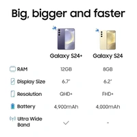 SAMSUNG Galaxy S24 5G (Cobalt Violet, 512 GB)  (8 GB RAM) - Violet, 8GB-512GB