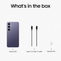 SAMSUNG Galaxy S24 5G (Cobalt Violet, 512 GB)  (8 GB RAM) - Violet, 8GB-512GB