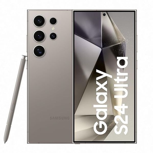 SAMSUNG Galaxy S24 Ultra 5G (Titanium grey, 256 GB)  (12 GB RAM) - Titanium Gray, 12GB-256GB