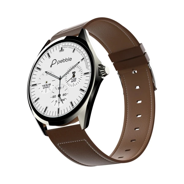 Pebble Royale Smartwatch - whisky brown