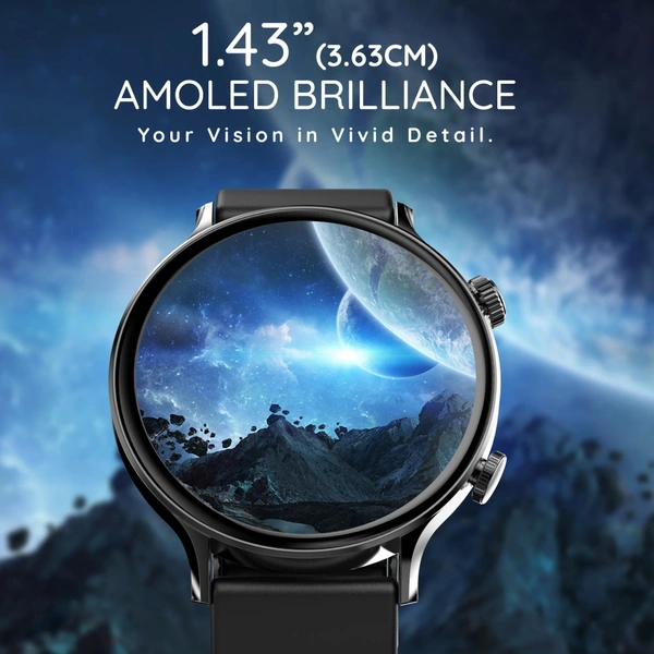 Pebble Vast Smartwatch - Black