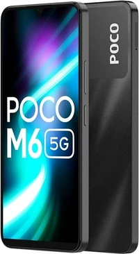 POCO M6 5G (Black, 128 GB)  (4 GB RAM) - Black, 4GB-128GB