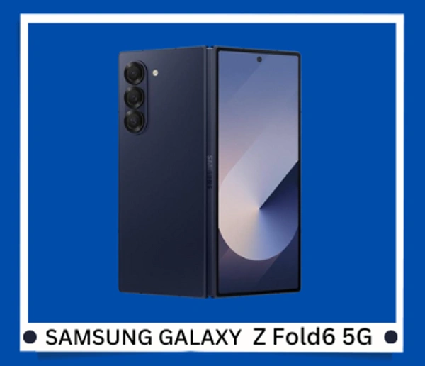 Samsung Galaxy Z Fold6 5G AI Smartphone (Navy, 12GB RAM, 256GB Storage) - navy, 12GB-512GB