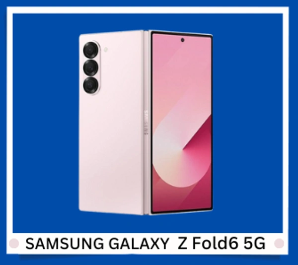 Samsung Galaxy Z Fold6 5G AI Smartphone (Pink, 12GB RAM, 256GB Storage) - Pink, 12GB-256GB