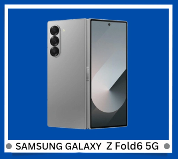 Samsung Galaxy Z Fold6 5G AI Smartphone (Silver Shadow, 12GB RAM, 256GB Storage) - Silver Shadow, 12GB-256GB