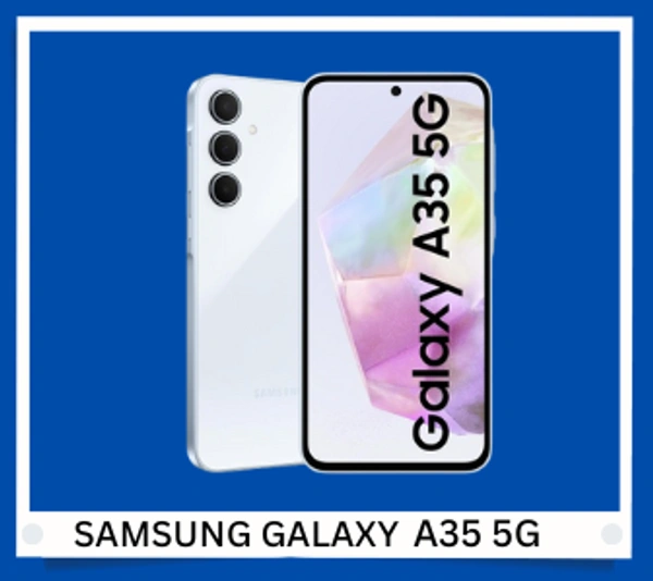 Samsung Galaxy A35 5G (Awesome Iceblue, 8GB RAM, 256GB Storage) - Awesome Iceblue, 8GB-256GB