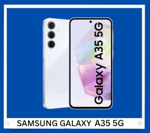 Samsung Galaxy A35 5G (Awesome Iceblue, 8GB RAM, 128GB Storage) - Awesome Iceblue, 8GB-128GB