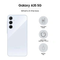 Samsung Galaxy A35 5G (Awesome Iceblue, 8GB RAM, 256GB Storage) - Awesome Iceblue, 8GB-256GB