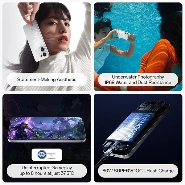 Oppo Reno13 5G (sky blue, 128 GB) (8 GB RAM) - Sky blue, 8GB-128GB