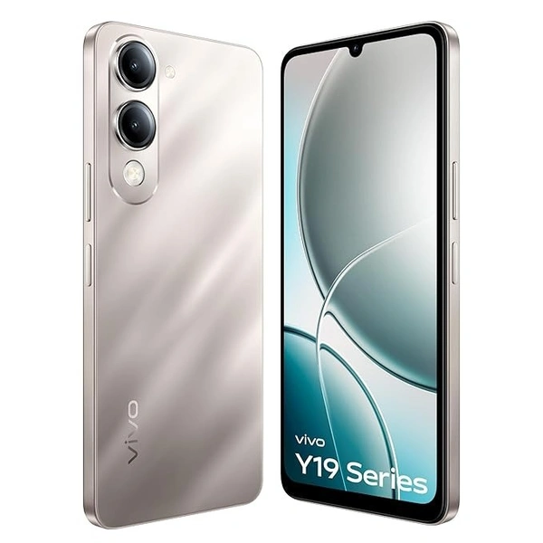 VIVO Y19 5G (Titanium Silver, 6GB RAM, 128GB Storage) - Titanium Silver, 6GB-128GB