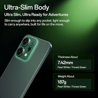 OPPO Reno14 5G (Pearl White, 12GB RAM, 256GB Storage) - Pearl White, 12GB-256GB