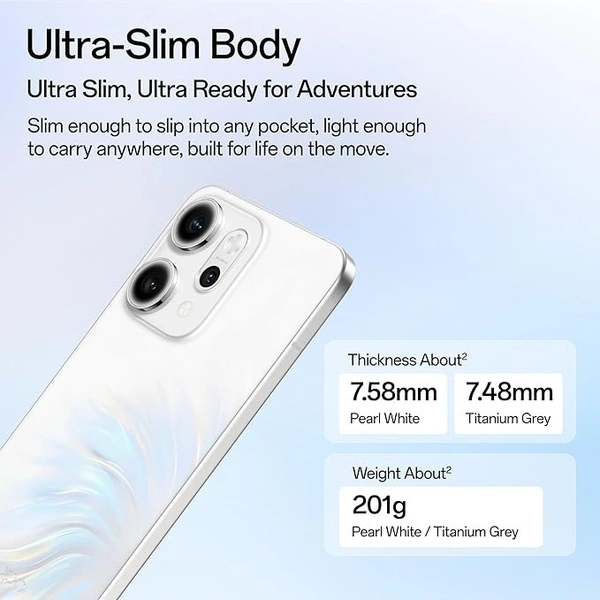 OPPO Reno14Pro 5G (Titanium Grey, 12GB RAM, 512GB Storage) - Titanium Grey, 12GB-512GB