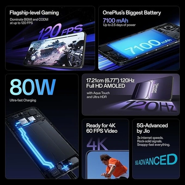 OnePlus Nord CE5 |  8GB + 128GB | Black Infinity - Black Infinity, 8GB 128GB