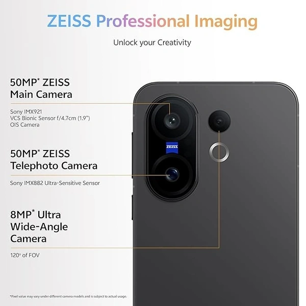 VIVO X200 FE 5G (Luxe Grey, 12GB RAM, 256GB Storage) - Luxe Grey, 12GB-256GB