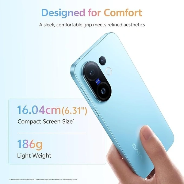 VIVO X200 FE 5G (Frost Blue, 12GB RAM, 256GB Storage) - Frost Blue, 12GB-256GB