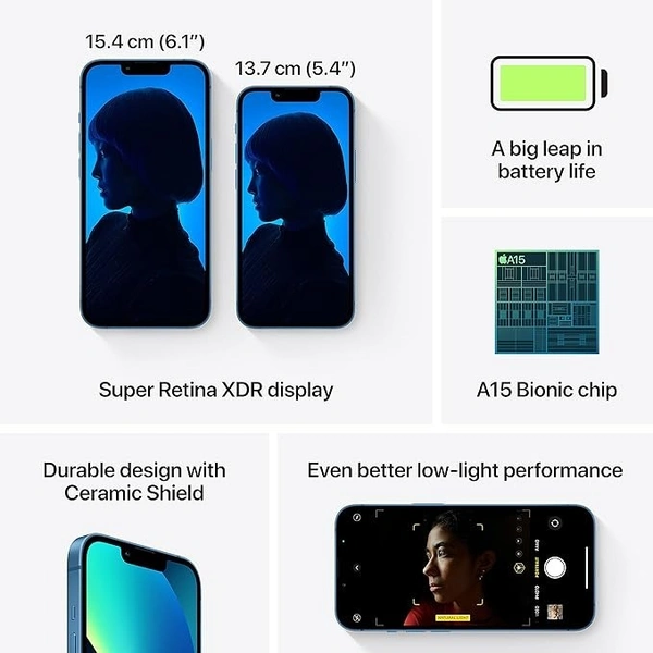 ( GLOBAL ) Apple iPhone 13 mini (128GB) - Blue - blue, 128GB
