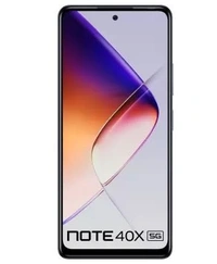 Infinix Note 40X 5G, Starlit Black (12GB, 256GB) - Black, 12+256