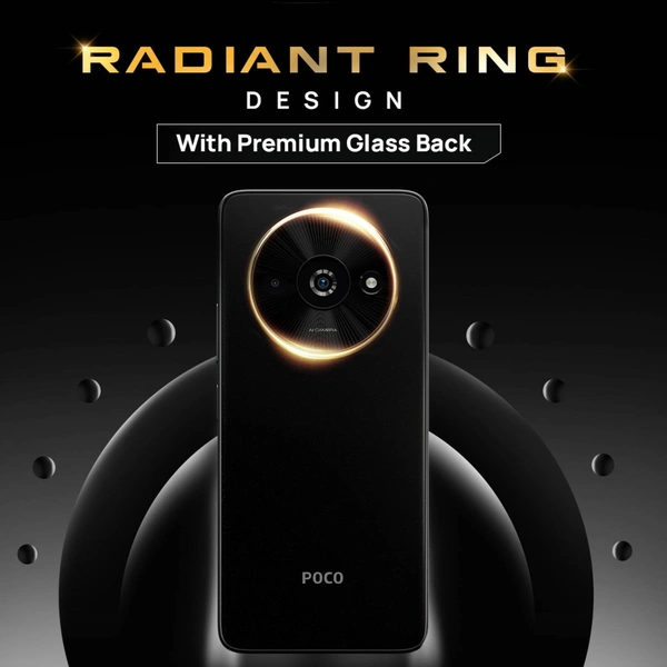 POCO C61 (Ethereal Blue, 64 GB)  (4 GB RAM) - Ethereal Blue, 4GB-64GB