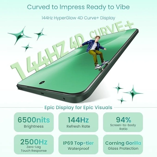 realme 15 5G Smartphone 8+128GB green, - green, 8GB-128GB