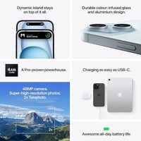 Apple iPhone 15 (128 GB) - Blue - green, 128GB