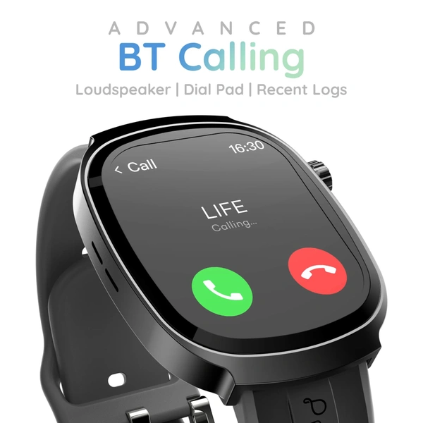 Pebble Axis Smartwatch - Jet Black