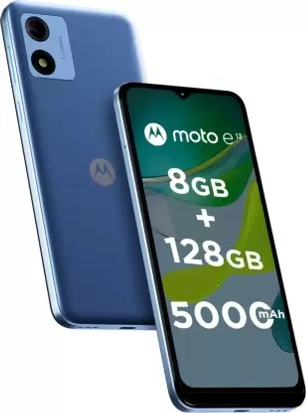 Motorola e13 (little boy blue, 4GB RAM 64GB Storage) - little boy blue, 4GB-64GB