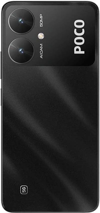 POCO M6 5G (Black, 128 GB)  (4 GB RAM) - Black, 4GB-128GB