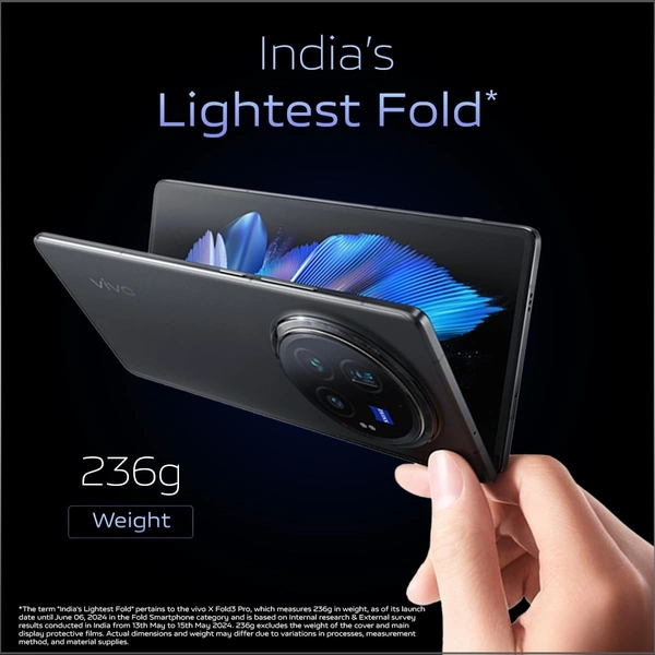 vivo X Fold3 Pro (Celestial Black, 512 GB)  (16 GB RAM) - Black, 16+512