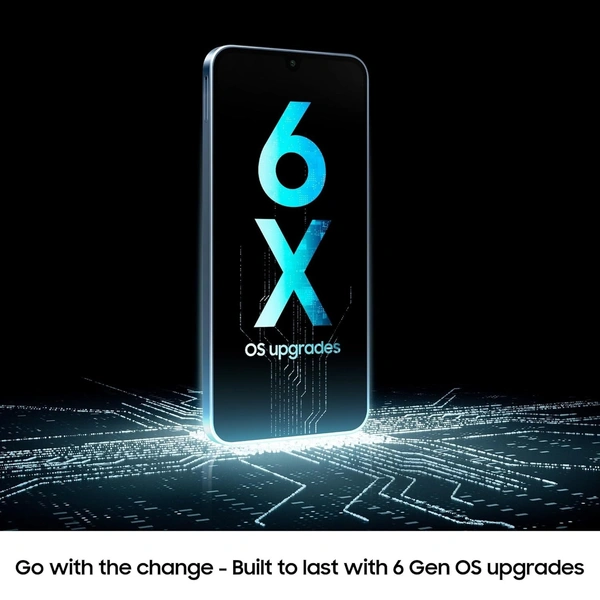 Samsung Galaxy A16 5G (Gold, 6GB RAM, 128GB Storage) | Super AMOLED | 50MP Triple Camera with Ultra Wide Lens | 6 OS & 6 Years Security Updates | IP54 | Tap & Pay | 5000mAh - Gold, 6GB-128GB