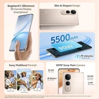Vivo Y400 Pro 5G (Fest Gold, 8GB RAM, 256GB Storage) - Fest Gold, 8GB-256GB