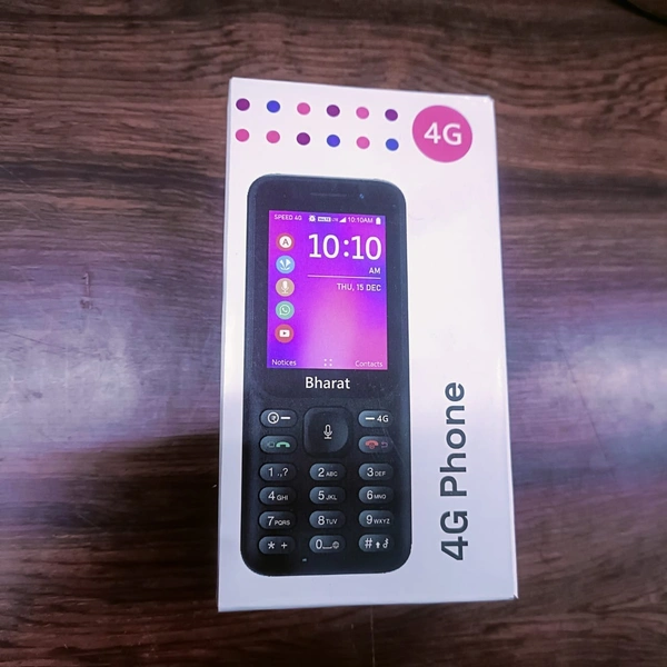 Jio Bharat 4G Keypad phone | black | F 220 - Black, F 220