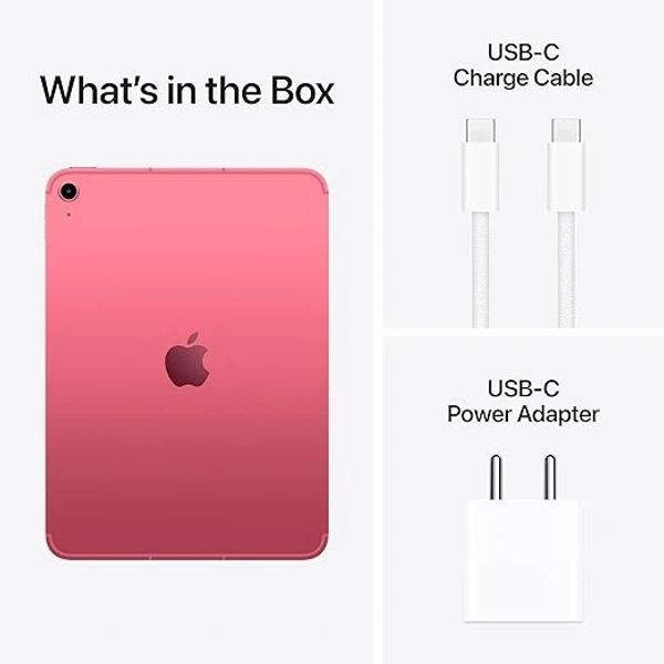 Apple iPad 11″: A16 chip, 27.69 cm (11″) Model, Liquid Retina Display, 128GB - pink, 128GB