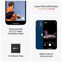 ( GLOBAL ) Apple iPhone 12 (128GB) - Black - Black, 128GB