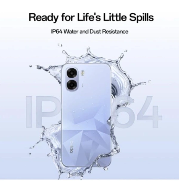 OPPO k14x 5g (Ice Blue) (4gb+128gb) - Ice blue, 4GB-128GB