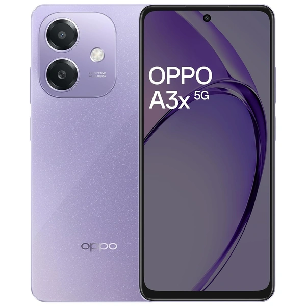OPPO A3X 5G (Starry Purple, 4GB RAM, 64GB Storage) - Starry Purple, 4GB-64GB