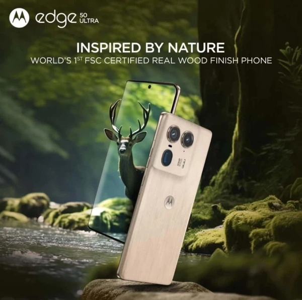 Motorola Edge 50 Ultra 5G (12GB,Nordic Wood(512GB) - Nordic Wood, 12GB-512GB
