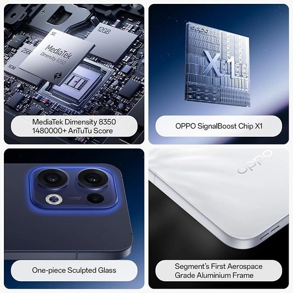 Oppo Reno13 5G (sky blue, 128 GB) (8 GB RAM) - Sky blue, 8GB-128GB
